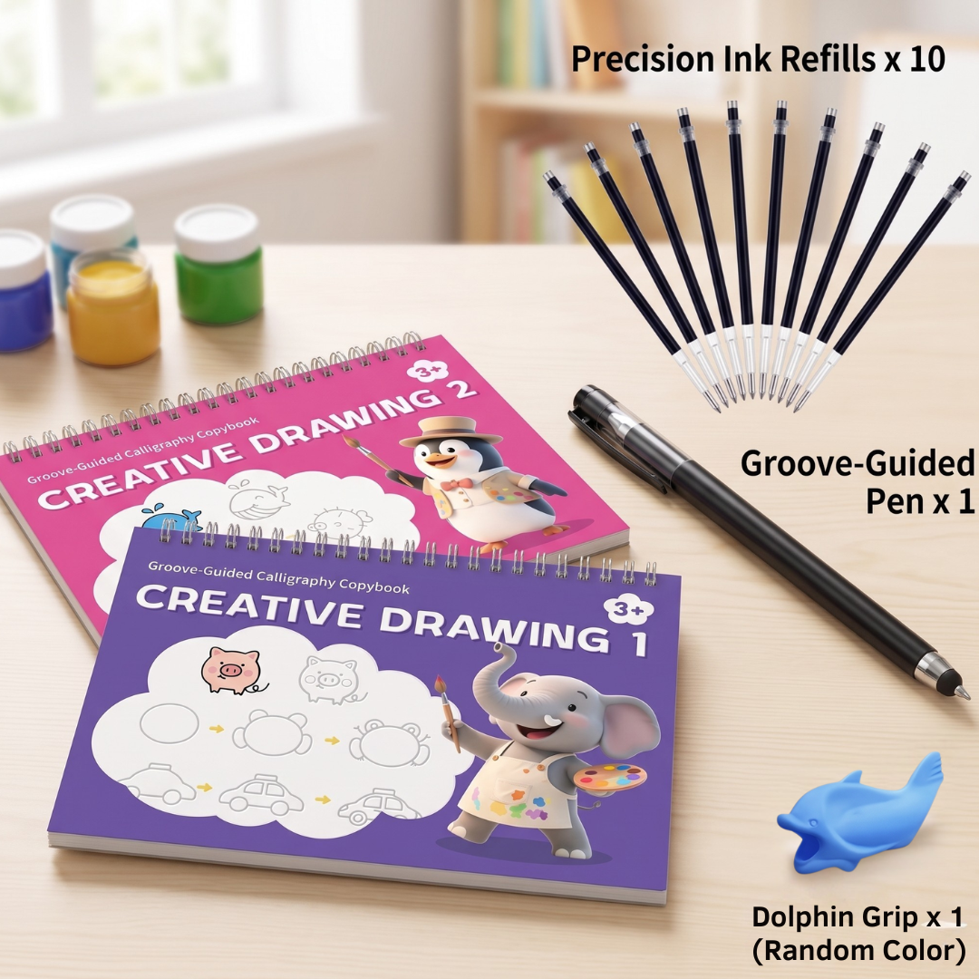 ScribbleWire Drawing Practice Books