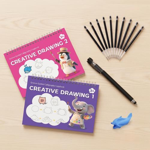ScribbleWire™ Reusable Magic Practice Books