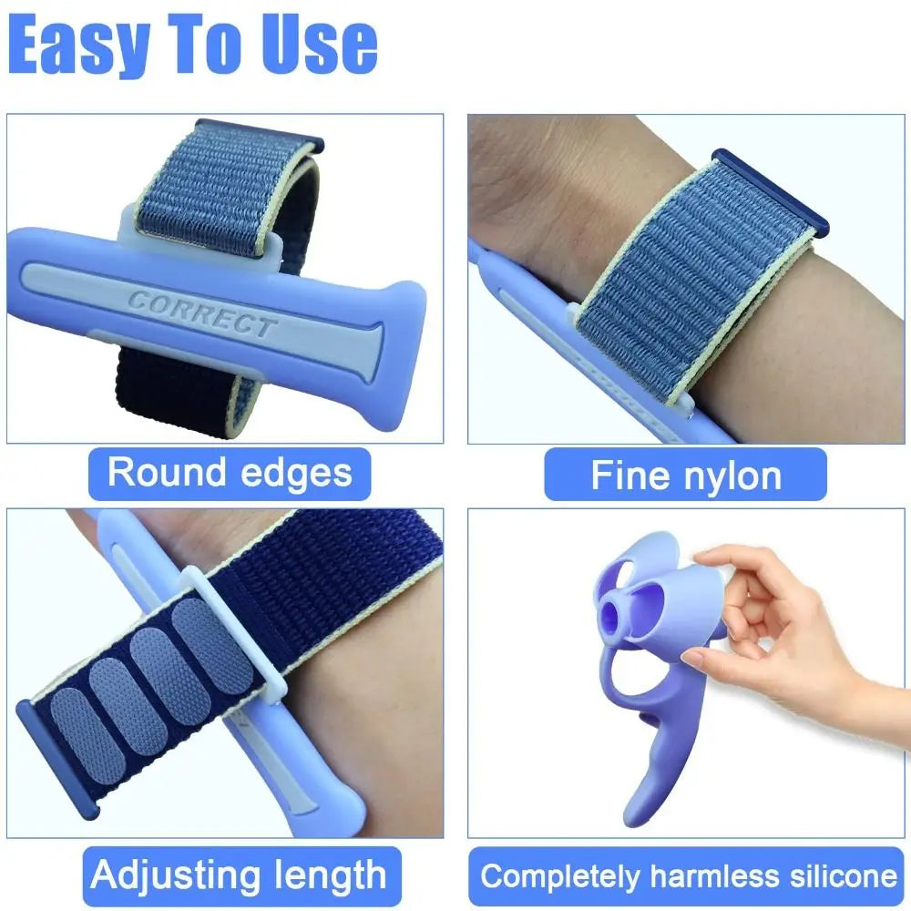 ScribbleWire Pencil Grip & Wrist Support — Writing Posture Corrector for Kids