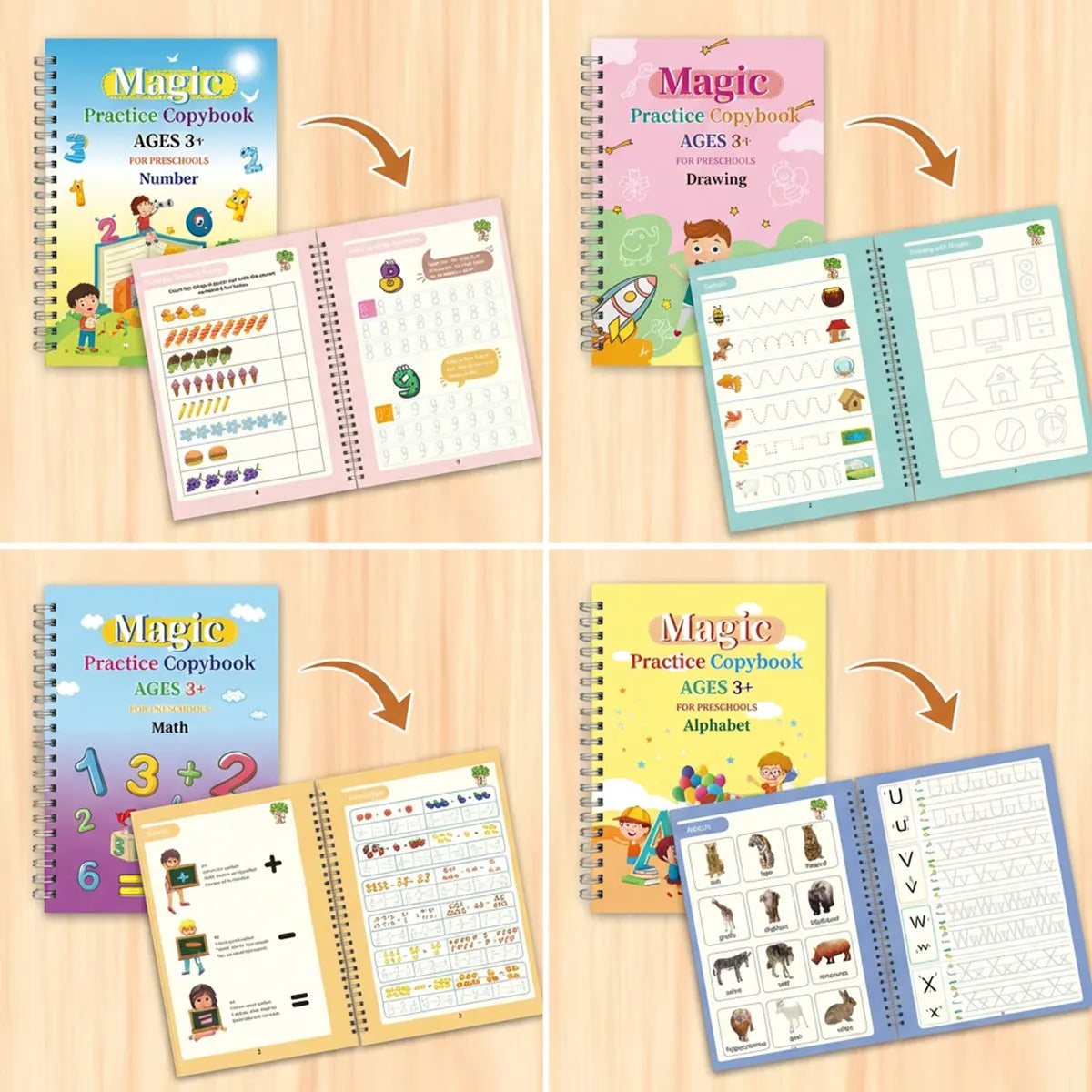 ScribbleWire Drawing Practice Books