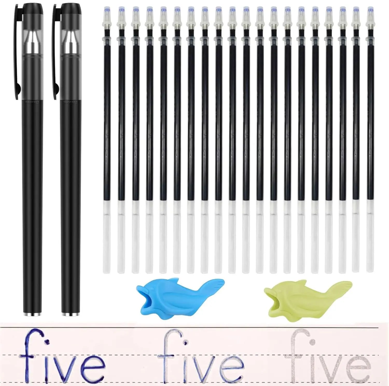 ScribbleWire Magic Refill Pens — Disappearing Ink for Grooved Practice Books